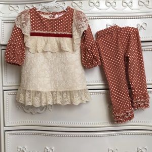 2pc PURR FECT dress & Pants Girls 24 months